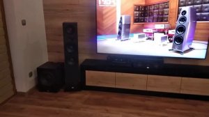 Heco Aurora 1000 + sub 30A + Onkyo 696