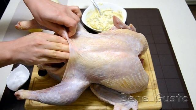 Сочная индейка по-американски | Как приготовить индейку в духовке целиком