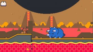 Ад в super cat bros 2 вулкан