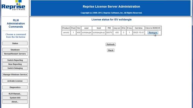 [RLM] Installing a new license