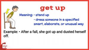 Phrasal Verbs : 10 ‘GET’ phrasal verbs | phrasal verbs with sentences | listen and practice