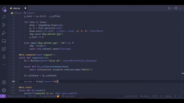 Adding Buttons to Your Bot | Discord Bot Tutorial Python Nextcord | Part 6
