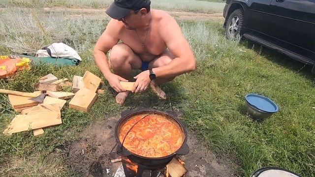 Отдых на природе  в Лискинском районе. Озеро "Перевал" - купаемся, загораем, вкусно едим!!