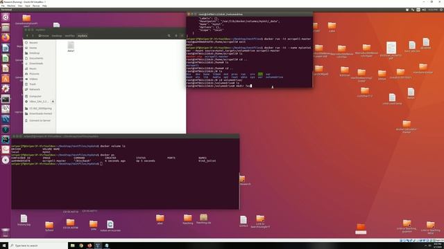 Docker: How to maintain data Persistence between different container runs using Volumes смотреть онлайн