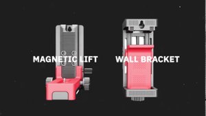 Обзор: Комплект магнитный с микролифтом + крепление-зажим BASE MAGNETIC LIFT+WALL BRACKET ADA