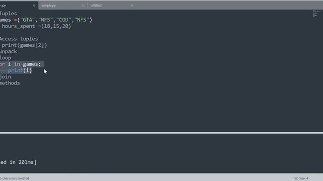 Python Tutorial for Beginners : Tuples and Its Methods #pythontuple #pythontutorial