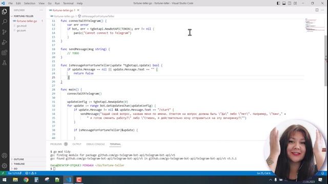 ТЕЛЕГРАМ БОТ НА GOLANG за 20 минут С НУЛЯ