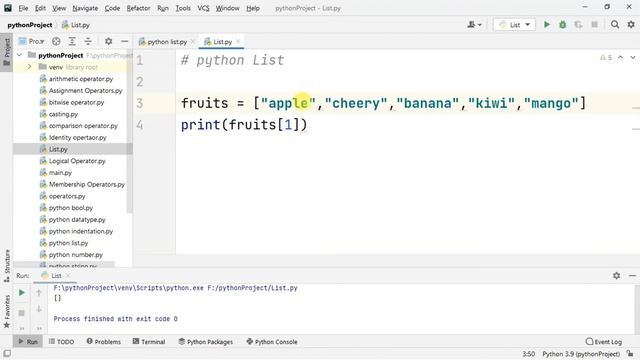 Lists In Python - Tamil | Python Topic Wise Course