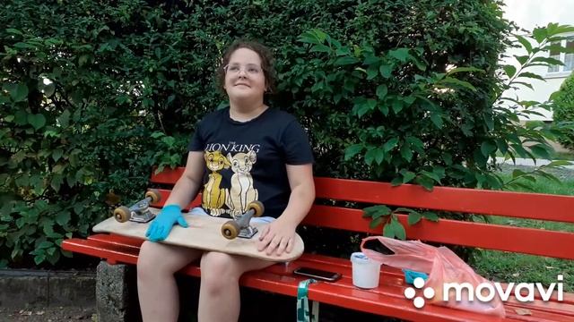 Реставрация старого скейта, как перекрасить скейт. (мини влог) смотреть онлайн