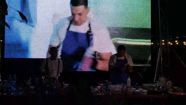 Pop-up ужин от Эмиля Джангирова - "Фиолетовое лето" в ресторане "Барашек" 01.08.2018. смотреть онлайн