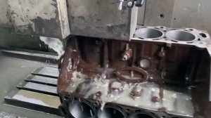 Шлифовка плоскости блока двигателя 4.7л бензин 2UZ-FE от Toyota и Lexus