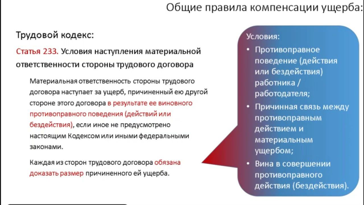 Материальная ответственность на практике: кто, когда и как обязан возместить ущерб