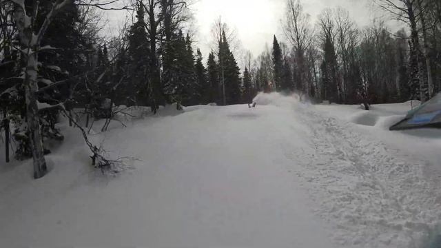 Покатались на снегоходах в районе Центрального смотреть онлайн