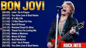 Bon Jovi The Best Rock Album Ever ~ Greatest Hits Rock Rock Songs Playlist Of All Time