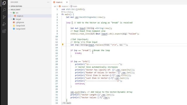 Rust Dynamic Array смотреть онлайн