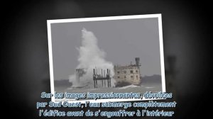 Fort Boyard frappé par la tempête Gérard : la vidéo impressionnante de l'édifice, submergé par les