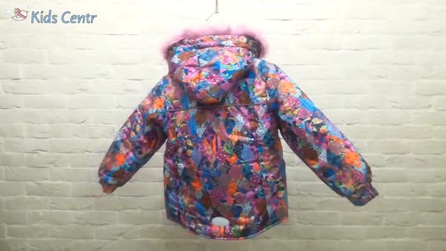 Куртка зимняя для девочки Айсберг, мембрана❤ смотреть онлайн