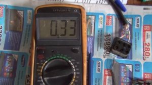мультиметр при включении показывает 666