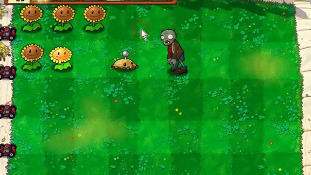Plants&Zombies. Прохождение. Уровень 1-7 Начало смотреть онлайн