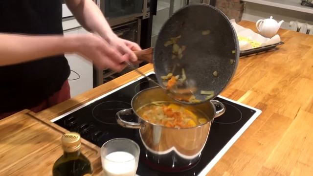 ГОТОВЛЮ ТЫКВЕННЫЙ КРЕМ СУП| ГОТОВИМ ДОМА смотреть онлайн