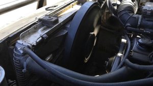 Работа электро вентилятора на УАЗ Патриот от Mercedes.