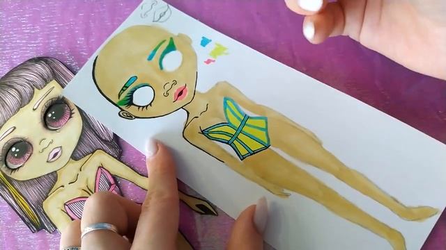 #блайз КАК НАРИСОВАТЬ КУКОЛКУ БЛАЙЗ ? ВТОРАЯ ЧАСТЬ #БУМАЖНЫЕКУКЛЫ #БУМАЖНАЯБЛАЙЗ