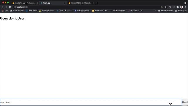 Beginner React JS Project- Build Deploy Realtime Chat Application React Hooks App Project Code Tut