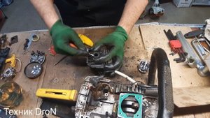 Замена ЦПГ Huter BS-45.Некачественное топливо.