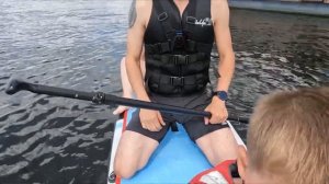САП БОРД ??♂️ первый сплав #сапборд #сплав #challenge