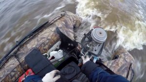 Лодочный мотор "Ветерок 8м" на лодке Golfstream Master MS 365 Camo