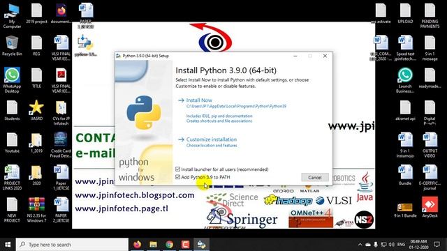 Python installation in Windows 10 (Explained in Tamil) - Step by Step Easy tutorial for beginners
