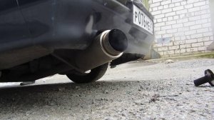 Выхлоп StreetStorm Nissan Skyline R33 RB25DE без сайленсера / Exhaust Sound /Muffler/Silencer/Флейт