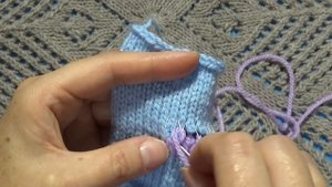 ? Как штопать носки ? Ремонт трикотажа ? Вязание на спицах