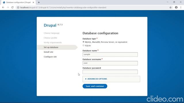 drupal-8 complete installation process