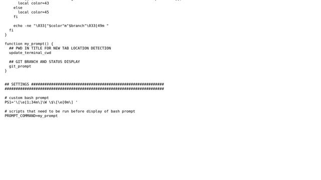 Why does git branch info clear upon making a new tab in terminal? смотреть онлайн
