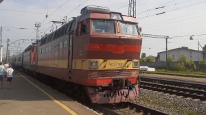 Электровоз ЧС4т на Горьковской ЖД