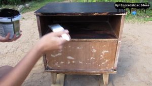Переделка советской тумбы. Реставрация старой мебели | Restoration of Soviet furniture