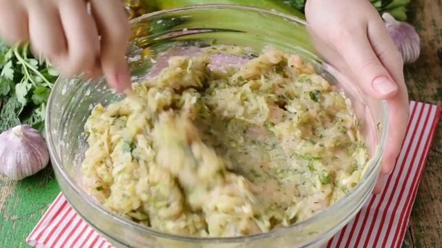 Котлеты с Кабачком и Фаршем (СУПЕР РЕЦЕПТ!) ❤ Сочные и Вкусные!