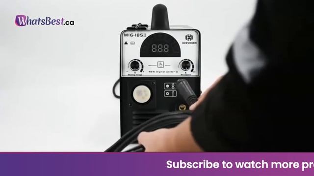 HZXVOGEN MIG WELDER 110V 220V 200A WITH INVERTER REVIEW | WHATSBEST.CA смотреть онлайн