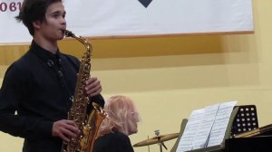 жан батист сенжеле. "концертино". пьеса для саксофона