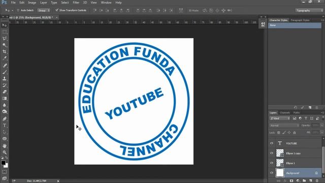 How to create stamp | Photoshop Tutorial смотреть онлайн