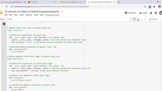 Multiple Inheritance in Python (OOP) Part 21