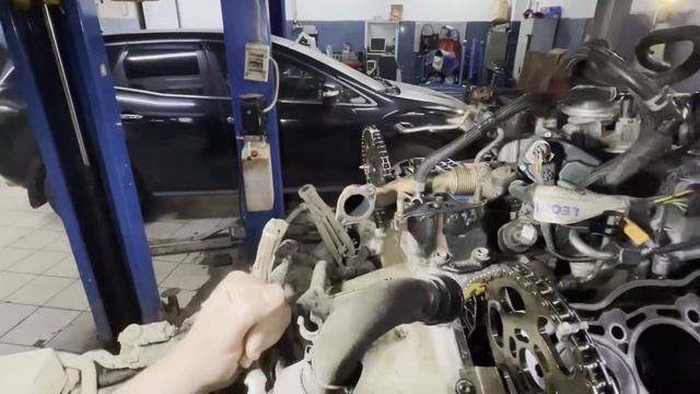 Замена прокладок ГБЦ Volkswagen Touareg 3.0 TDI