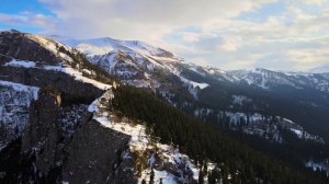 Зима в горах Краснодарского края. 4К