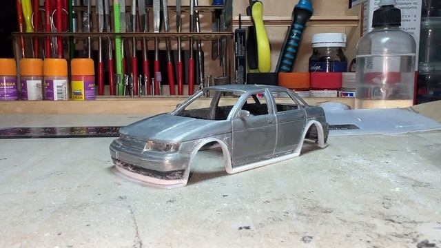 Тюнинг МОДЕЛИ ВАЗ 2110. Ребилд модели построенной 6 ЛЕТ НАЗАД смотреть онлайн