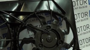 Вентилятор охлаждения радиатора двигателя на Лада Приора c кондиционером HALLA | MotoRRing.ru