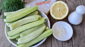 Малосольные огурцы за 2 часа