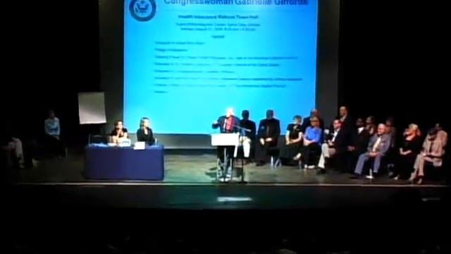 Part 1 of 16: Gabriel Giffords Health Care Town Hall Meeting смотреть онлайн