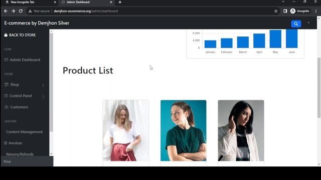 E-Commerce (clothing) - Using Laravel and React with admin page смотреть онлайн