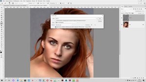 Коррекция черт лица и объема путем осветления и затемнения в Adobe Photoshop 2020